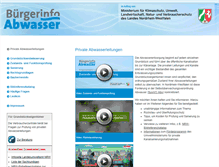 Tablet Screenshot of buergerinfo-abwasser.de