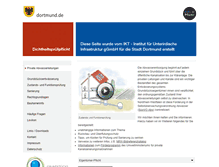 Tablet Screenshot of dortmund.buergerinfo-abwasser.de